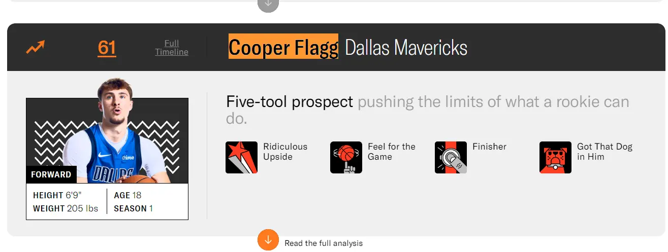 号位身份出, 组织进攻端
